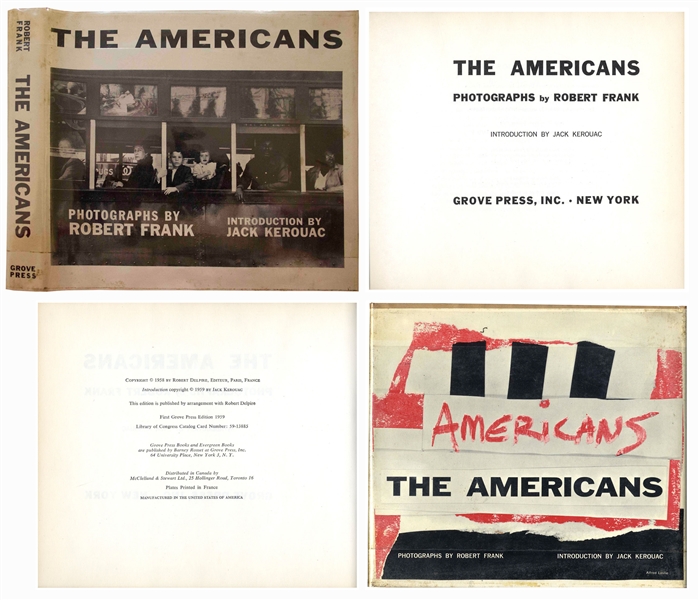 ''The Americans'' First U.S. Edition Photography Book, With an Introduction by Jack Kerouac -- Exceptional Condition